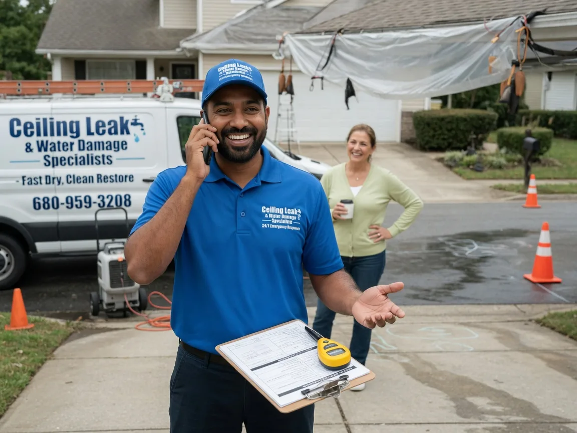 Ceiling Leak Cleanup Robbinsville, NJ FAQs